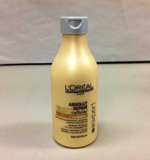 L'Oreal Professional Absolut Repair Repairing Shampoo 8.45 fl oz (250 ml) : Hair Shampoos : Beauty
