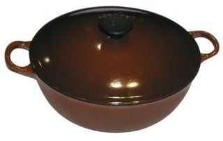 Le Creuset 2 3/4 Quart Enameled Cast Iron Soup Pot, Chestnut: Kitchen & Dining