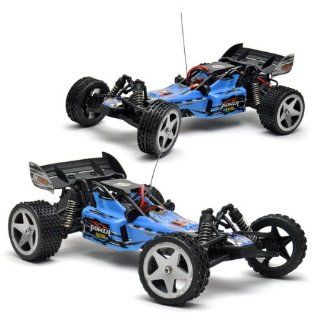 Wltoys L959 2.4GHz 1:12 OFF Road Scale RC Buggy Speed Racing Motor Car Blue: Toys & Games