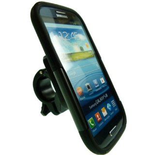 Easy Fit Anti Shock Impact Motorcycle Bike Mount for Galaxy S3 GT i9300: Cell Phones & Accessories