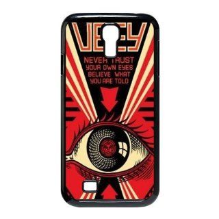 Funny Creative Obey Art All Seeing Eye HARD Samsung Galaxy S4 I9500 Case: Cell Phones & Accessories