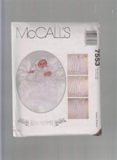 Baby Christening Gown Sewing Pattern ; McCalls 7553 Kitty Benton Gourmet Sewing: Everything Else