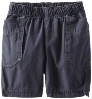 Tea Collection Baby Boys Infant Side Pocket Shorts, Indigo, 6 12 Months: Clothing