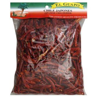 El Guapo Chile Japones, 8 Ounce (Pack of 6) : Oregano Spices And Herbs : Grocery & Gourmet Food