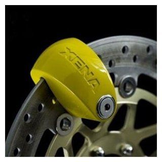 Xena XX 6 Disc Lock with Alarm   Yellow: Automotive