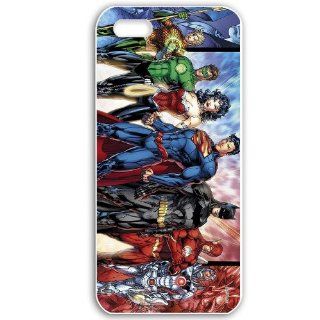 Customized Apple iPhone 5 Case Personalized DIY Comics Justice League Comic 12242 White Cell Phones & Accessories
