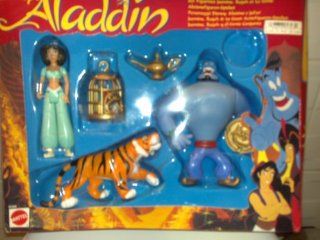 Disney's Aladdin Action Figure Playset ~ Jasmine, Rajah & Genie: Toys & Games