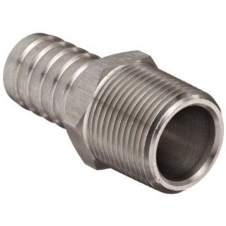 Dixon RN44 Stainless Steel 316 Hose Fitting, Insert, 1/2" NPT Male x 1/2" Hose ID Barbed: Industrial & Scientific