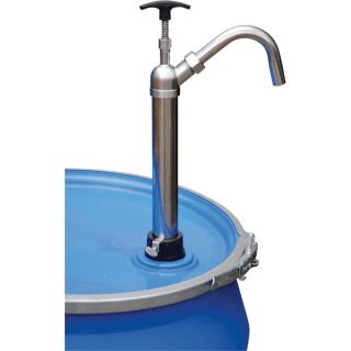 Vestil Manual Drum and Pail Pump — Hand Pump, Stainless Steel, Model# LDP-SS-316  Barrel   Hand Pumps