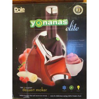 Yonanas 986 Elite Healthy Dessert Maker, Red: Kitchen & Dining