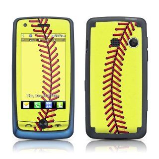 Softball Design Protective Decal Skin Sticker (High Gloss Coating) for LG Banter Touch UN510 Cell Phone Cell Phones & Accessories