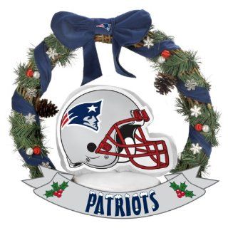 NFL New England Patriots 20 Inch Helmet Door Wreath : Sports & Outdoors