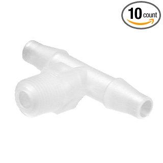 Nylon Tubing Connector, Barbed Elbow, 1/4" x 1/4" Tubing ID (Pack of 10): Barbed Elbow Fittings: Industrial & Scientific