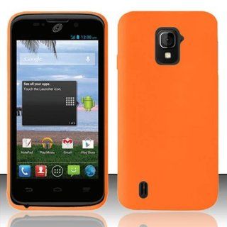 ZTE MAJESTY Z796c ORANGE SILICONE RUBBER COVER SOFT GEL CASE from [ACCESSORY ARENA] Cell Phones & Accessories