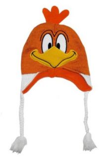 Foghorn Leghorn Face Looney Tunes Cartoon Adult Pilot Peruvian Laplander Hat: Clothing