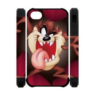TAZ iPhone 4 4s Case Cartoon Tasmanian Devil Fashion Case Cover: Cell Phones & Accessories