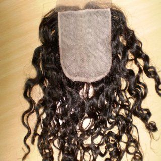 Virgin Brazilian Remy Hair Silk Top Lace Closures Cruly (4"x4") Grade AAA : Hair Extensions : Beauty