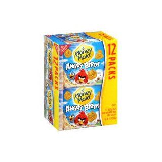 Nabisco Honey Maid Angry Birds Honey Multipack 12 ct Single Serve Grahams, 12 Ounce  Packaged Snack Graham Crackers  Grocery & Gourmet Food
