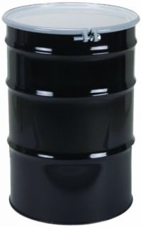 SKOLNIK Carbon Steel Open Head Drum, 55 gallons, Bolt Ring, 1.2mm Body Gauge (Pack of 1): Science Lab Drums: Industrial & Scientific