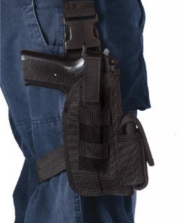Black 5" Tactical Leg Strap Holster : Gun Holsters : Sports & Outdoors