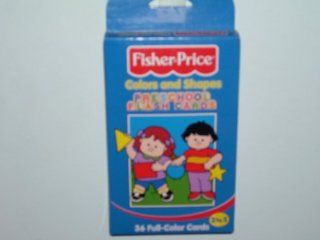 Fisher Price Colors & Shapes Preschool Flash Cards: Toys & Games