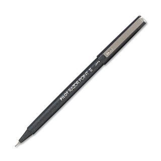 Pilot Razor Point II Marker Stick Pens, Super Fine Point, Black Ink, Dozen Box (11009) : Artists Pens : Office Products