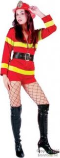 Women's Sexy Firefighter Costume (Size: Small 2 4): Clothing