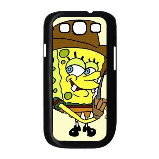 Personalized Custom Cartoon SpongeBob SquarePants Cover Case For Samsung Galaxy S3 I9300 Fitted Case S3SS23 Cell Phones & Accessories