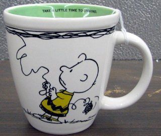 Hallmark Snoopy PAJ4419 Charlie Brown and Snoopy Kite Mug : Peanuts Mug : Everything Else