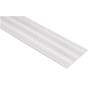 White Triple Vented Soffit (Common: 12 in x 12 ft; Actual: 12 in x 12 ft)
