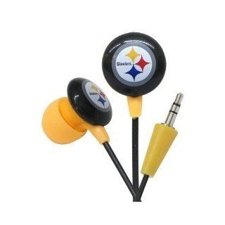 Pittsburgh Steelers NFL Team Logo iHip Ear buds (iPod, iPad, iPhone Compatible) : Sports Fan Headphones : Sports & Outdoors