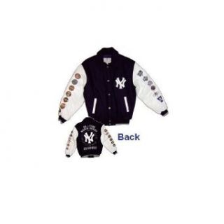 New York Yankees Youth / Kids 26 Time World Series Championship Wool Jacket  Outerwear Jackets  Clothing