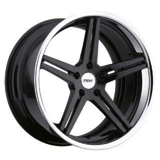 TSW Mirabeau Gloss Black Wheel with Machined Lip (20"x10.5"/5x120mm): Automotive