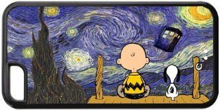 IPhone 5c Cartoon Peanuts Snoopy The Starry Night Doctor Who Tardis Phone Personality Hard Case Cover at NewOne Cell Phones & Accessories