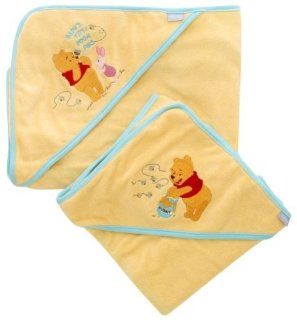 2 Pack Disney Baby Hooded Winnie the Pooh or Tigger Hooded Towels : Hooded Baby Bath Towels : Baby