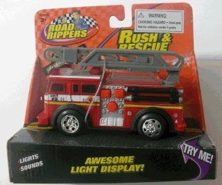 Road Rippers   Rush & Rescue Mini Fire Truck With Ladder: Toys & Games