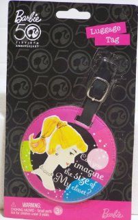Barbie 50th Anniversary Collectible Luggage Tag: Toys & Games