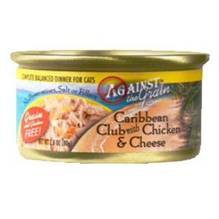 Against the Grain Caribbean Club Dinner Canned Cat Food 24/2.8 oz cans : Pet Food : Pet Supplies
