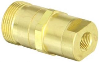 Eaton Hansen 5100 S2 4B Brass Thread to Connect Hydraulic Fitting with Valve, Plug, 1/8" 27 NPT Female, 1/8" Port Size, 1/4" Body: Quick Connect Hose Fittings: Industrial & Scientific