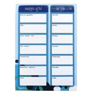 A5 Grocery List & Meal Planner Notepads   Spots Design   High Quality   100 Sheets Per Pad   Almost 2 Years Worth of Weekly Food Planning : Personal Organizers : Office Products