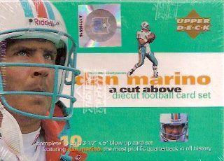 1997 Collector's Choice Dan Marino A Cut Above Complete 10 Card Set  Sports Related Trading Cards  Sports & Outdoors