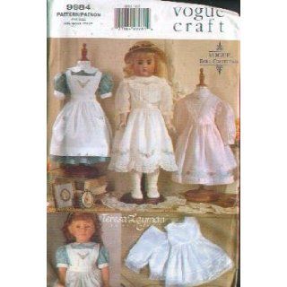 Vogue 9984   18 Inch Doll Old Fashioned Dresses   Patterns for 3 Dresses and Undergarments (Vogue Doll Collection, Also sold as Vogue 663): Teresa Layman Designs: Books