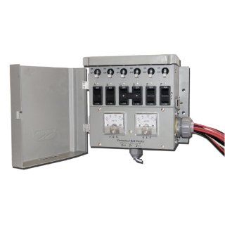 Connecticut Electric 6 Circuit 30 Amp Stand Alone Manual Transfer Switch: Home Improvement