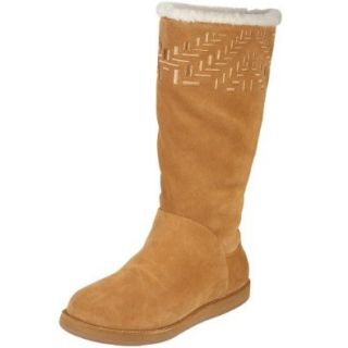Cole Haan Women's Air Leighton Shearling Boot,Golden Safari Suede,10 B US: Shoes