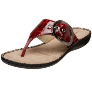 Duck Head Women's Emily Thong Sandal, Red, 6 M US: Shoes