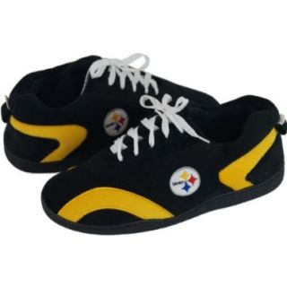 Happy Feet   Pittsburgh Steelers   All Around Slippers: Shoes