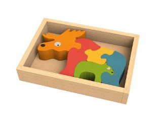 BeginAgain Moose Family Puzzle: Toys & Games