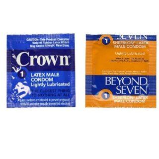 Okamoto Beyond Seven and Crown Condom, 72 Count Combo Pack: Health & Personal Care