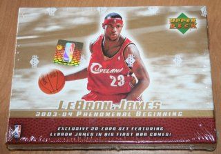 2003 04 UD PHENOMENAL BEGINNING LEBRON JAMES 20 card FACTORY SET New UPPER DECK Basketball Collector's Cards : Trading Cards : Everything Else