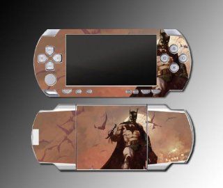 Batman Dark Knight Begins Rises Comic Movie Cartoon Video Game Vinyl Decal Skin Protector Cover Kit for Sony PSP 1000 Playstation Portable: Video Games